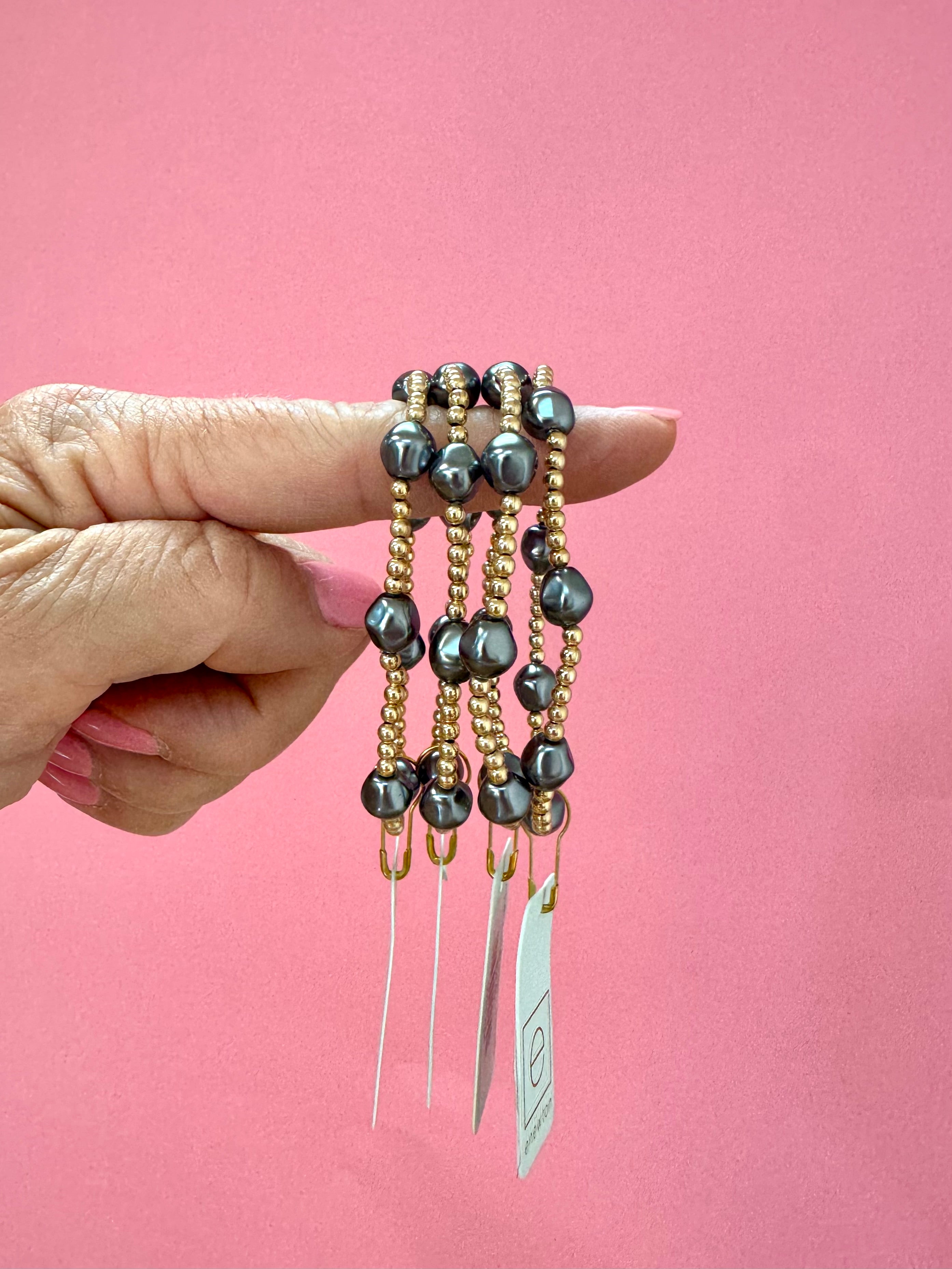 Admire Gold Bracelet - Hematite-260 eNewton-eNewton-The Lovely Closet, Women's Fashion Boutique in Alexandria, KY