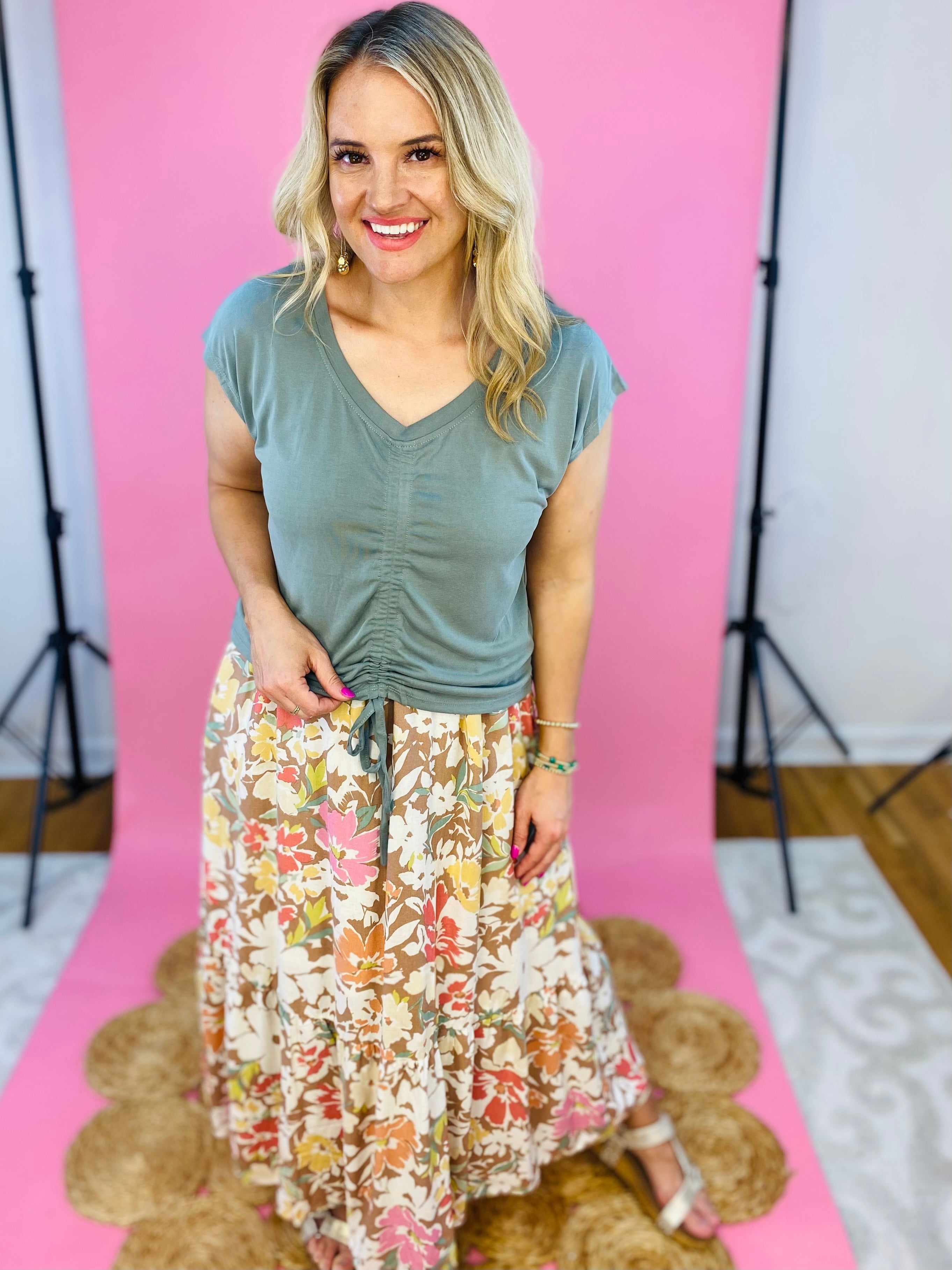 Sunset on the Beach Midi Dress-180 Dresses-Be Cool-The Lovely Closet, Women's Fashion Boutique in Alexandria, KY
