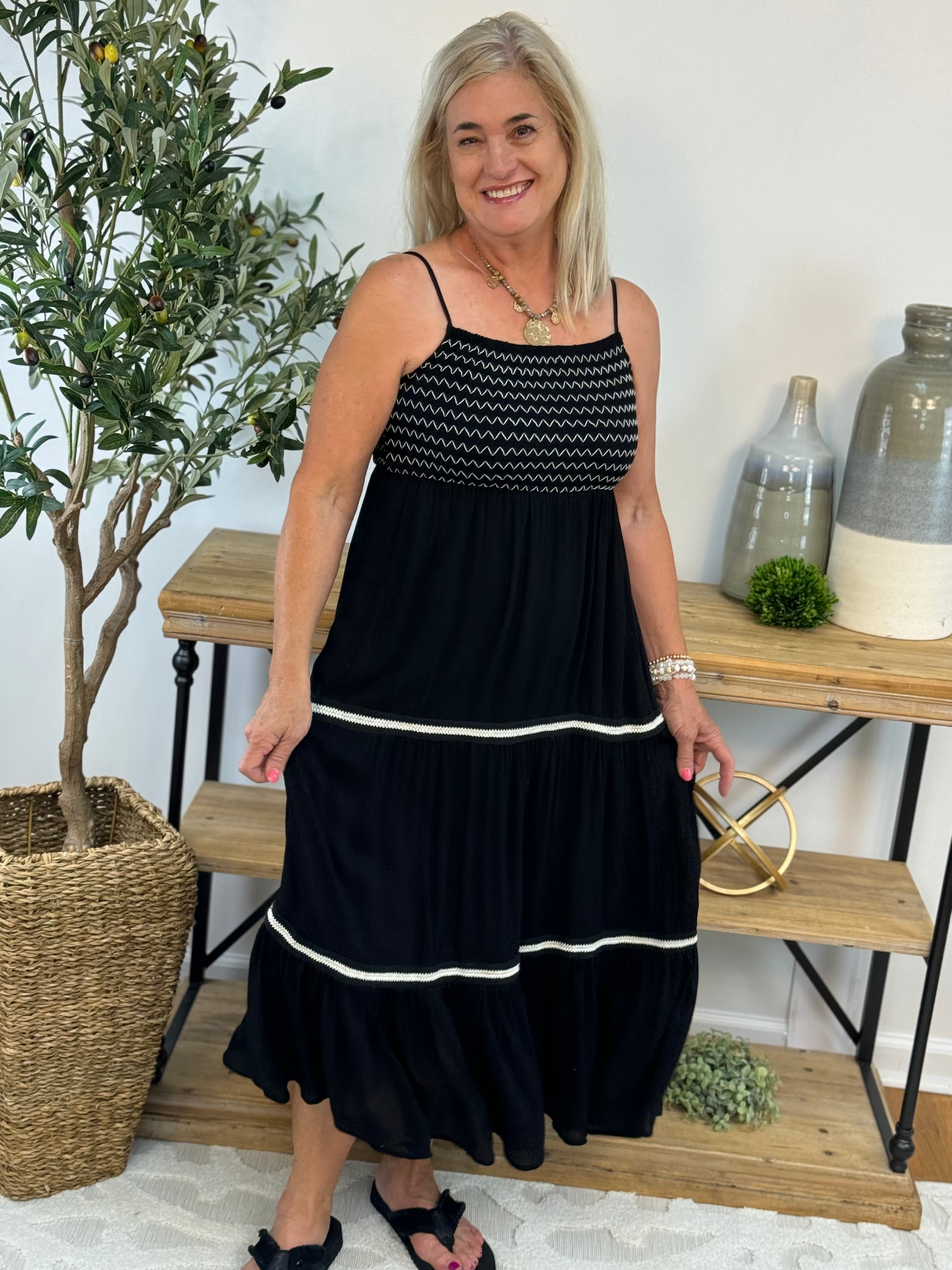Naturally Beautiful Midi Dress-180 Dresses-The Lovely Closet-The Lovely Closet, Women's Fashion Boutique in Alexandria, KY