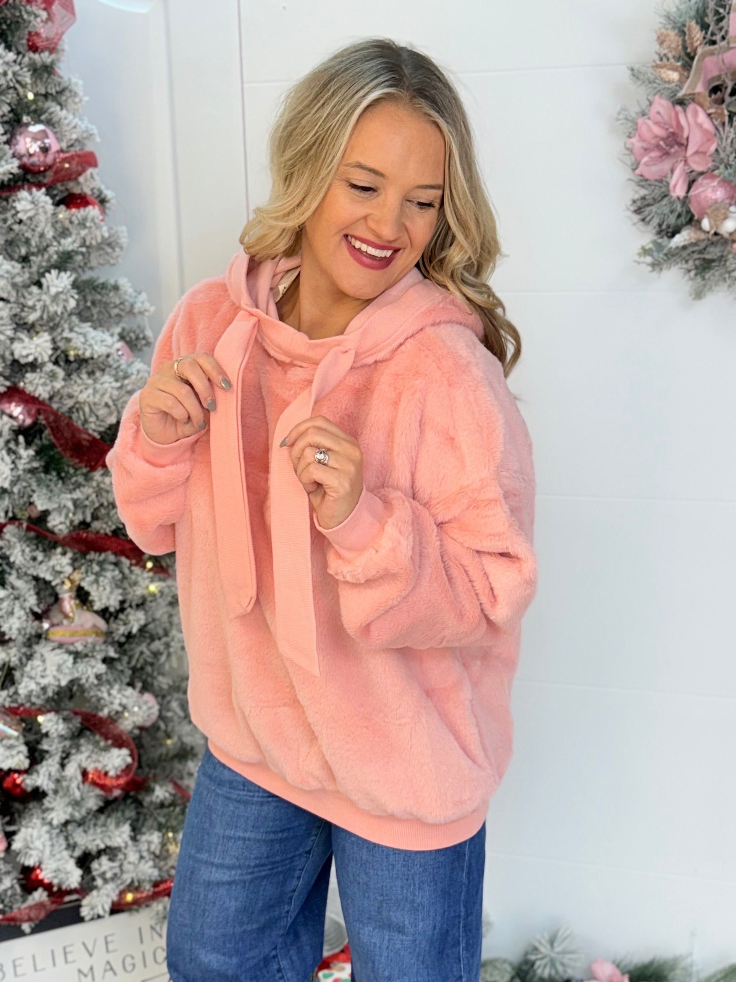 PINK-mas Pullover-350 Holiday-easel-The Lovely Closet, Women's Fashion Boutique in Alexandria, KY