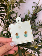 Signature Gold Cross Stud - Gemstone-260 eNewton-eNewton-The Lovely Closet, Women's Fashion Boutique in Alexandria, KY