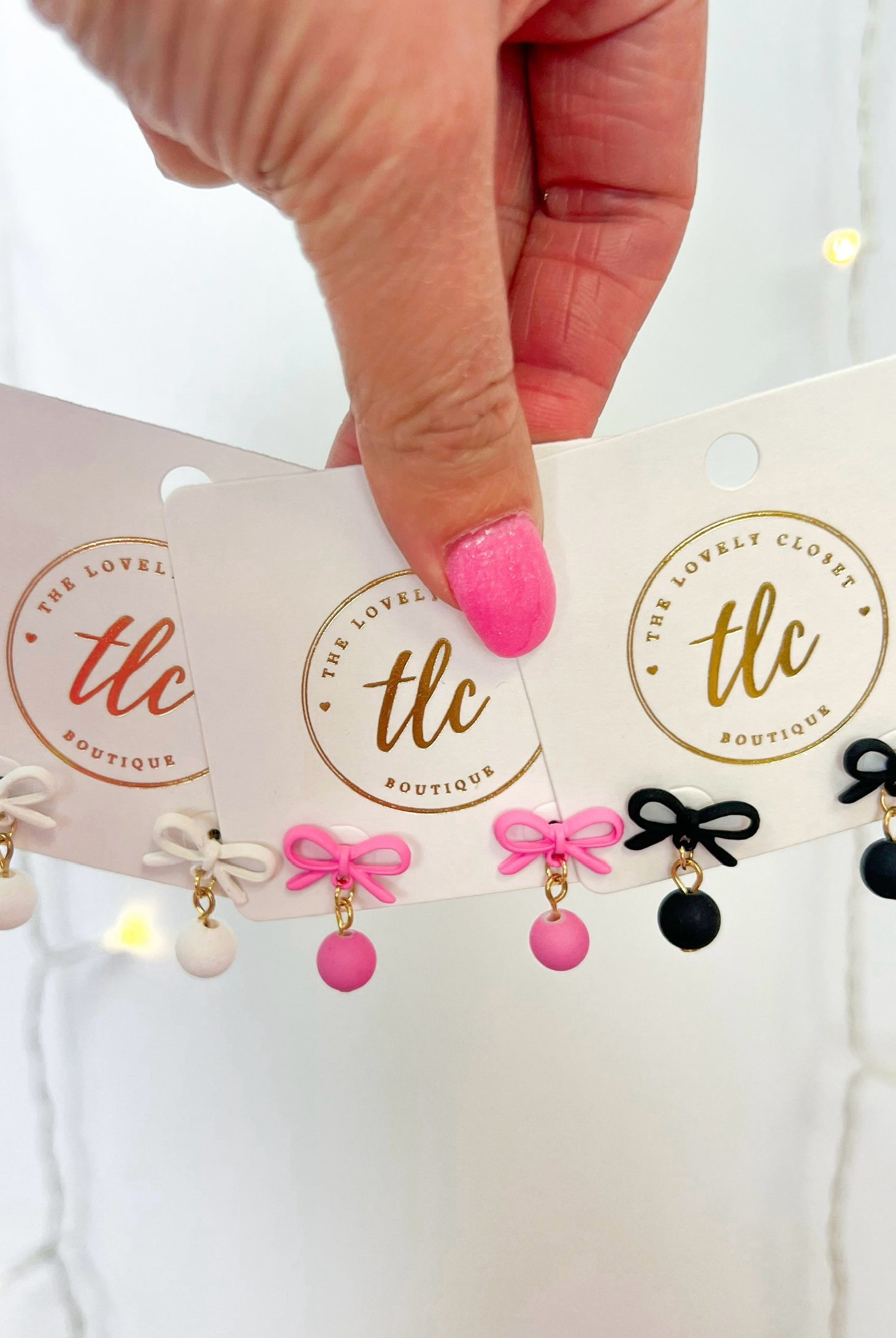 Tie The Knot Earrings-Earrings-The Lovely Closet-The Lovely Closet, Women's Fashion Boutique in Alexandria, KY