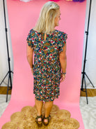Garden Flower Babydoll Dress-180 Dresses-mittoshop-The Lovely Closet, Women's Fashion Boutique in Alexandria, KY