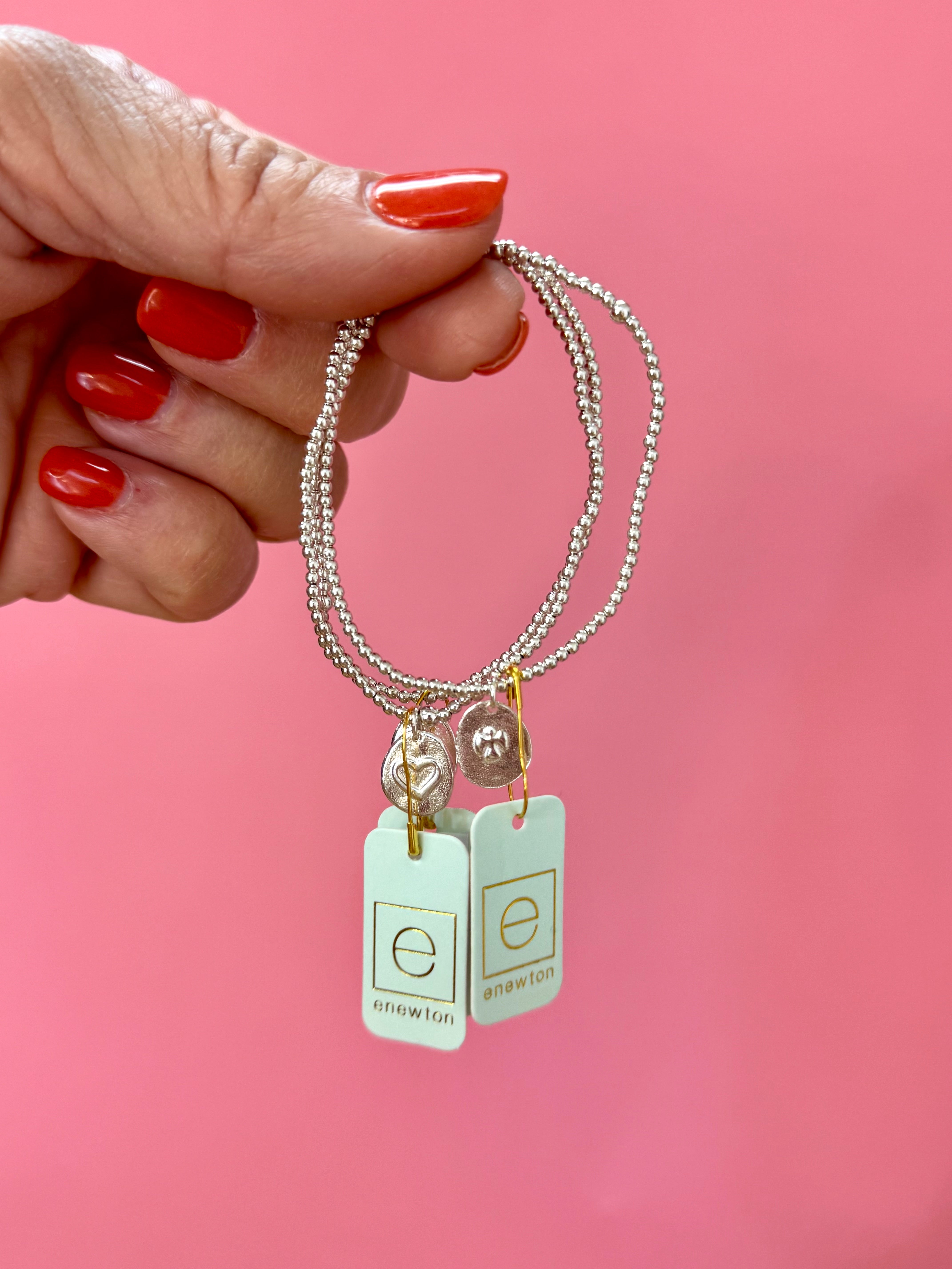 Classic Sterling 2mm Love Inspire Small Charm-260 eNewton-eNewton-The Lovely Closet, Women's Fashion Boutique in Alexandria, KY