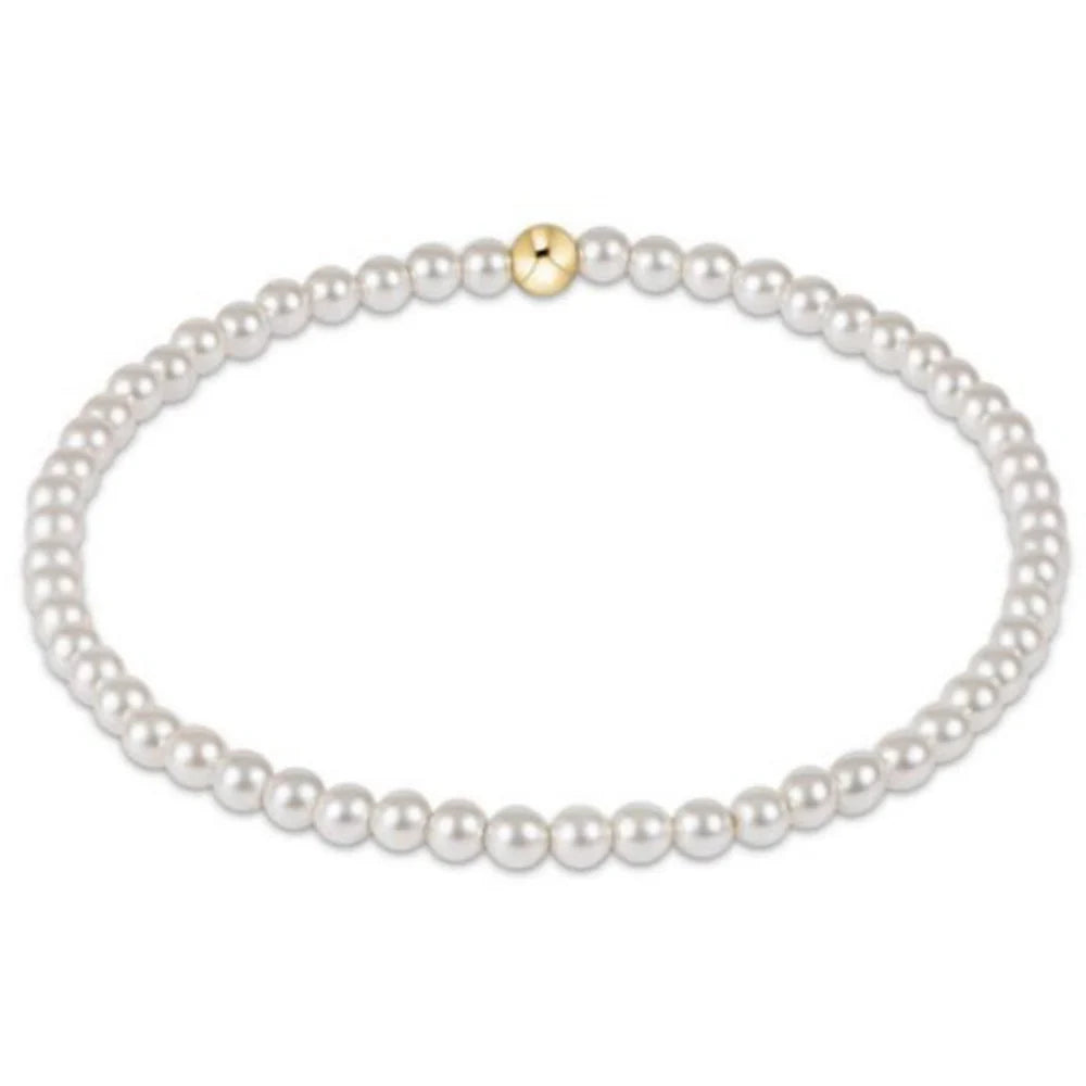 egirl Classic Pearl 3mm Bead Bracelet-260 eNewton-eNewton-The Lovely Closet, Women's Fashion Boutique in Alexandria, KY