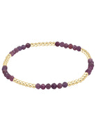 Blissful Pattern 2.5mm Bead Bracelet - Ruby-260 eNewton-eNewton-The Lovely Closet, Women's Fashion Boutique in Alexandria, KY