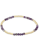 Blissful Pattern 2.5mm Bead Bracelet - Amethyst-260 eNewton-eNewton-The Lovely Closet, Women's Fashion Boutique in Alexandria, KY