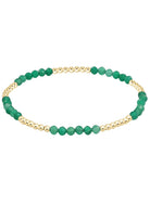 Blissful Pattern 2.5mm Bead Bracelet - Green Onyx-260 eNewton-eNewton-The Lovely Closet, Women's Fashion Boutique in Alexandria, KY