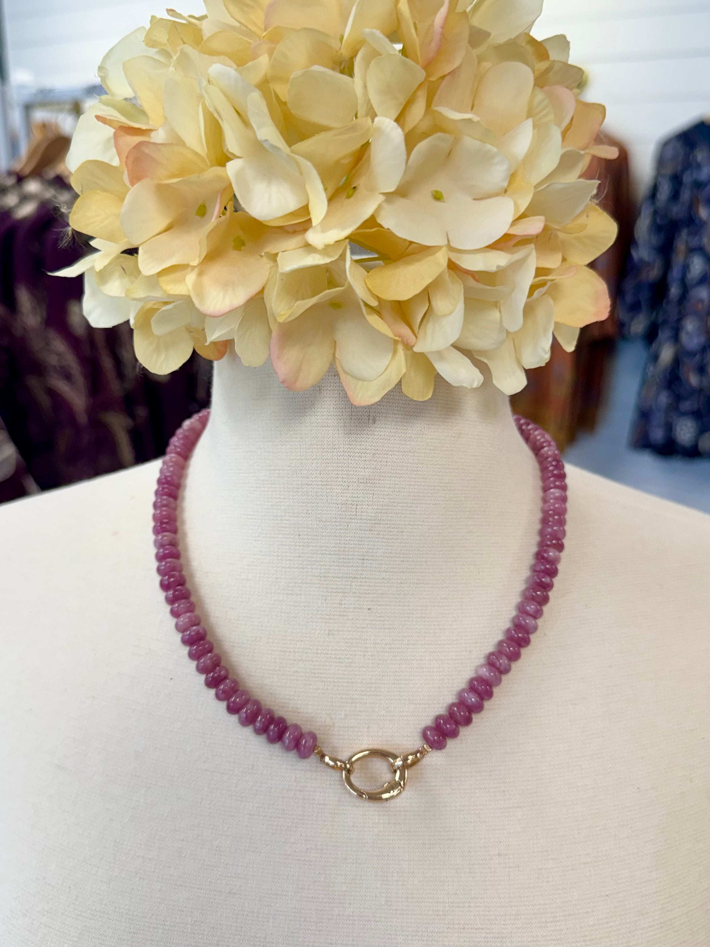 Mauve & Lavender Necklace-250 Jewelry-judson-The Lovely Closet, Women's Fashion Boutique in Alexandria, KY