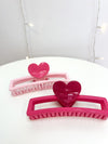 FINAL SALE Warm Hearts Hair Clip-The Lovely Closet-The Lovely Closet, Women's Fashion Boutique in Alexandria, KY