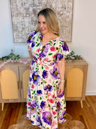 Sweet Violet Midi Dress-180 Dresses-Oddi-The Lovely Closet, Women's Fashion Boutique in Alexandria, KY