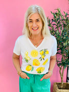 Fresh Lemons Graphic T-Shirt-135 T-Shirt Bar-The Lovely Closet-The Lovely Closet, Women's Fashion Boutique in Alexandria, KY