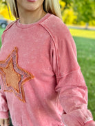 Amazing Star Pullover-110 Long Sleeve Top-The Lovely Closet-The Lovely Closet, Women's Fashion Boutique in Alexandria, KY