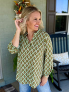 Lizzy - Fall Floral Print Top-110 Long Sleeve Top-Dear Scarlett-The Lovely Closet, Women's Fashion Boutique in Alexandria, KY