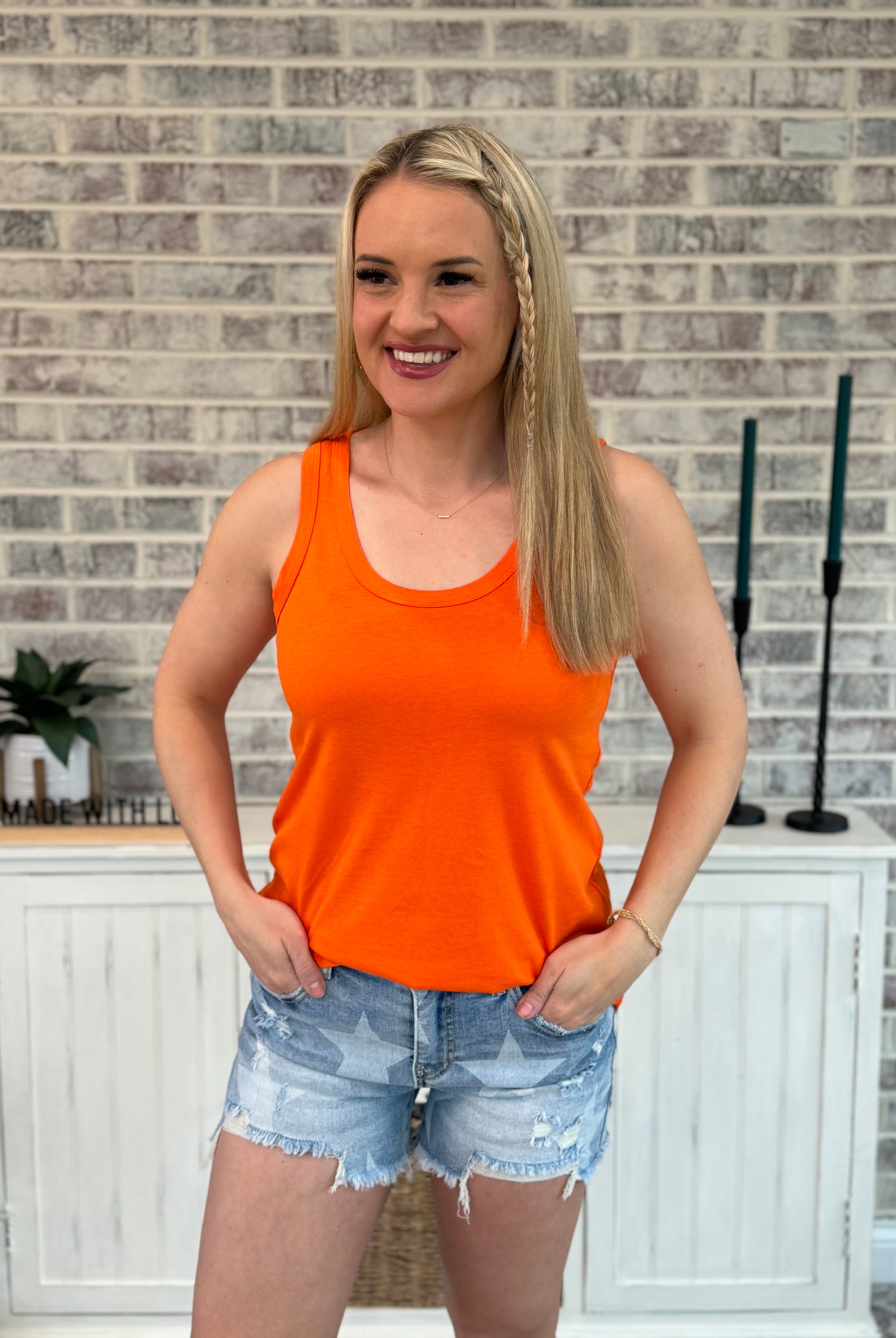 Take it Easy Tank Top-Tank Tops-The Lovely Closet-The Lovely Closet, Women's Fashion Boutique in Alexandria, KY