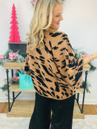 Leopard Luxe Sweater-140 Sweaters-The Lovely Closet-The Lovely Closet, Women's Fashion Boutique in Alexandria, KY