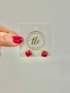 Pink Sparkle Stud Earring-250 Jewelry-The Lovely Closet-The Lovely Closet, Women's Fashion Boutique in Alexandria, KY