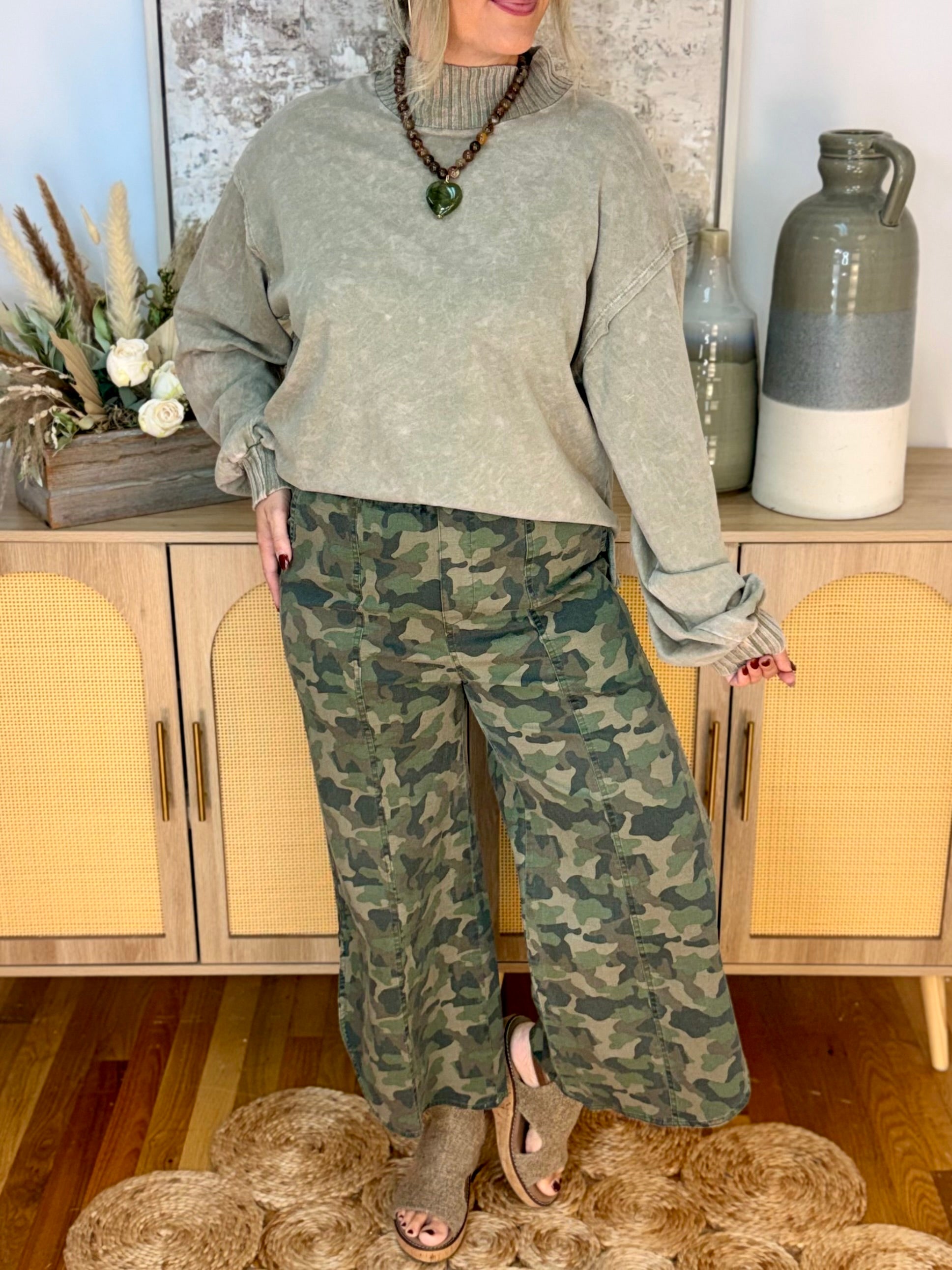 Camo All Day Pants-240 Pants-The Lovely Closet-The Lovely Closet, Women's Fashion Boutique in Alexandria, KY