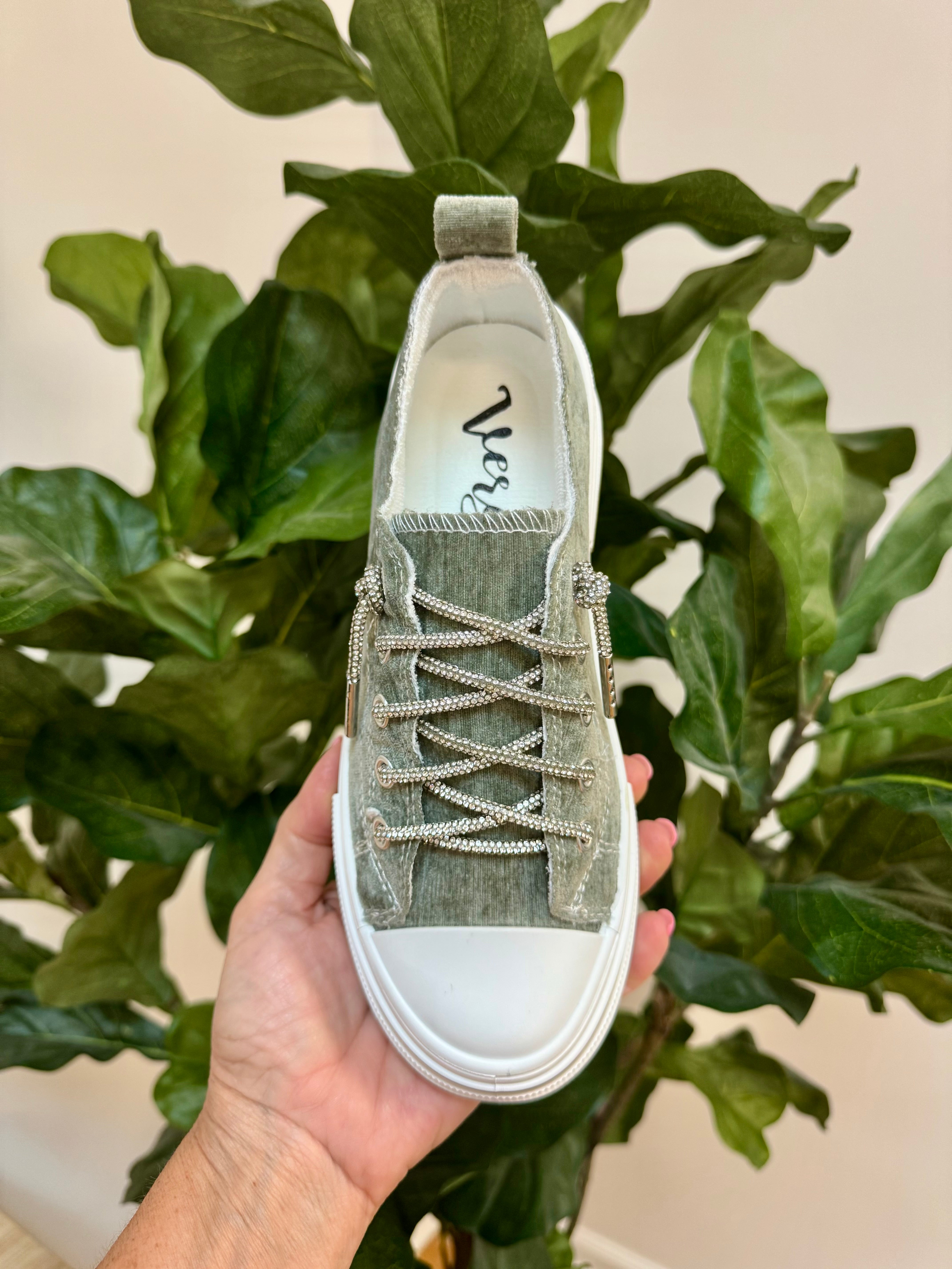 Very G Aman - Velvet Sage-270 Shoes-Very G-The Lovely Closet, Women's Fashion Boutique in Alexandria, KY