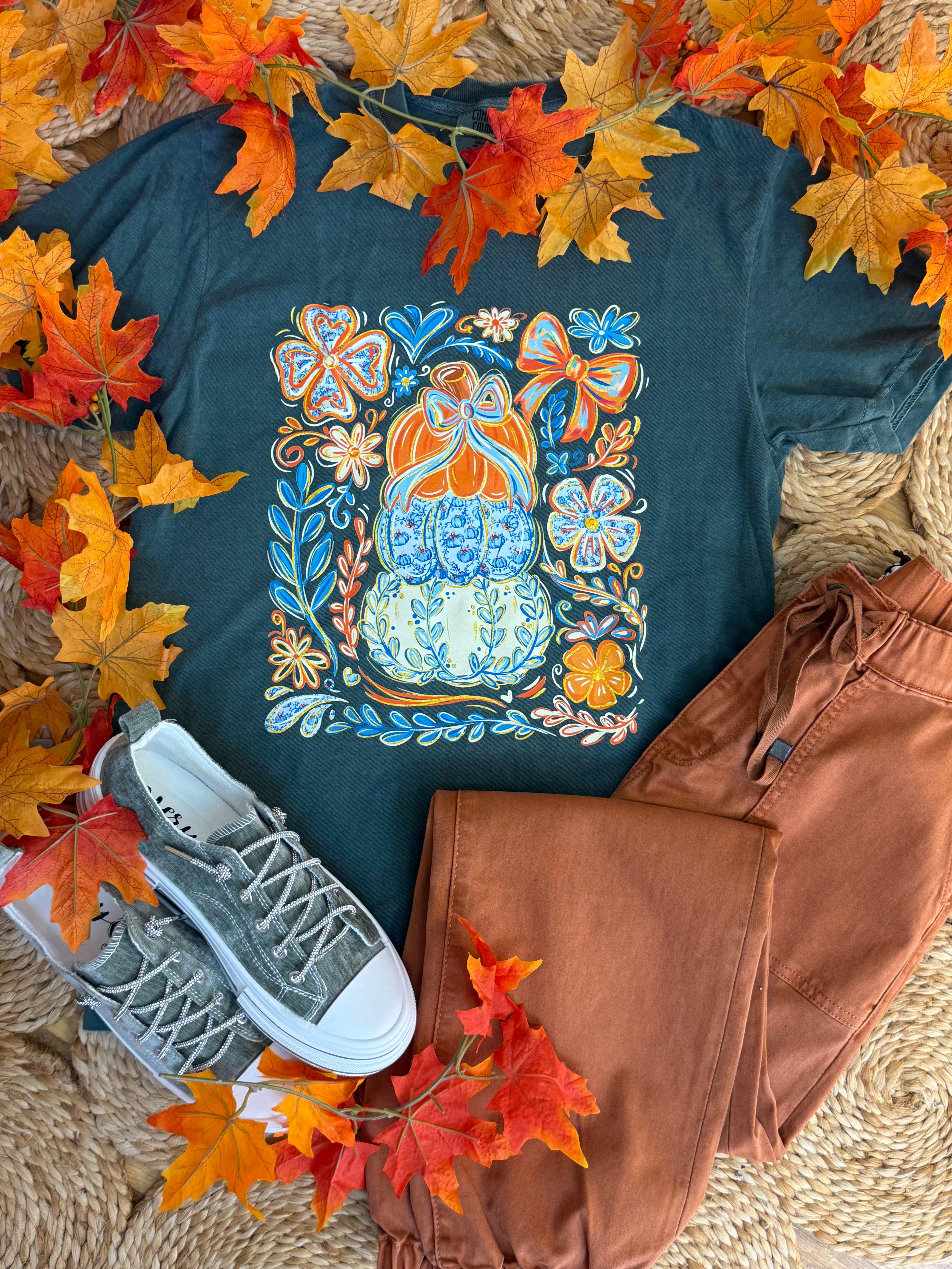 FINAL SALE Hey Pumpkin Graphic T-Shirt-The Lovely Closet-The Lovely Closet, Women's Fashion Boutique in Alexandria, KY