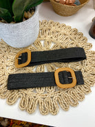 Rattan Belt - Black-280 Accessories-The Lovely Closet-The Lovely Closet, Women's Fashion Boutique in Alexandria, KY