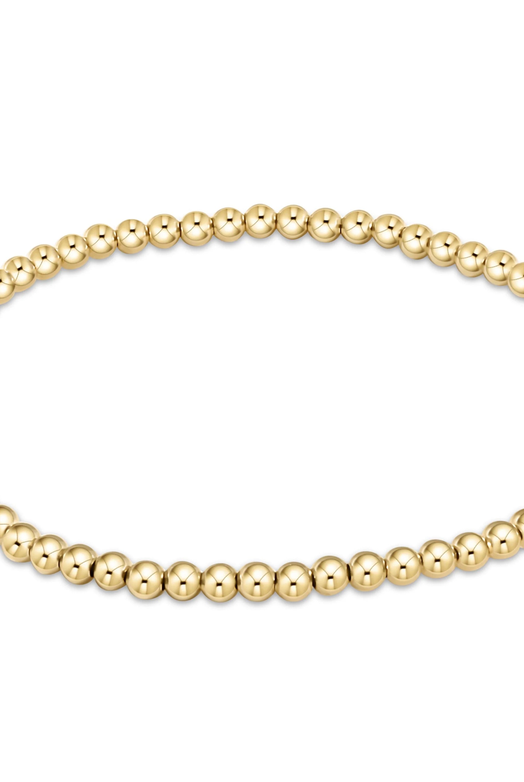 Egirl Classic 3mm Gold Bracelet-Bracelets-eNewton-The Lovely Closet, Women's Fashion Boutique in Alexandria, KY
