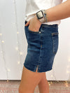 RISEN -High Rise Raw Hem Shorts-shorts-The Lovely Closet-The Lovely Closet, Women's Fashion Boutique in Alexandria, KY
