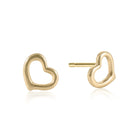 Gold Love Stud-Earrings-eNewton-The Lovely Closet, Women's Fashion Boutique in Alexandria, KY