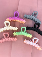 Flower Claw Clip-Hair Clips-The Lovely Closet-The Lovely Closet, Women's Fashion Boutique in Alexandria, KY