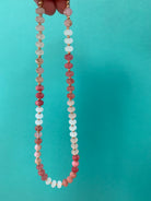 Just Peachy Candy Bead Necklace-250 Jewelry-judson-The Lovely Closet, Women's Fashion Boutique in Alexandria, KY