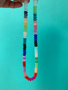 Rainbow Candy Bead Necklace-250 Jewelry-judson-The Lovely Closet, Women's Fashion Boutique in Alexandria, KY