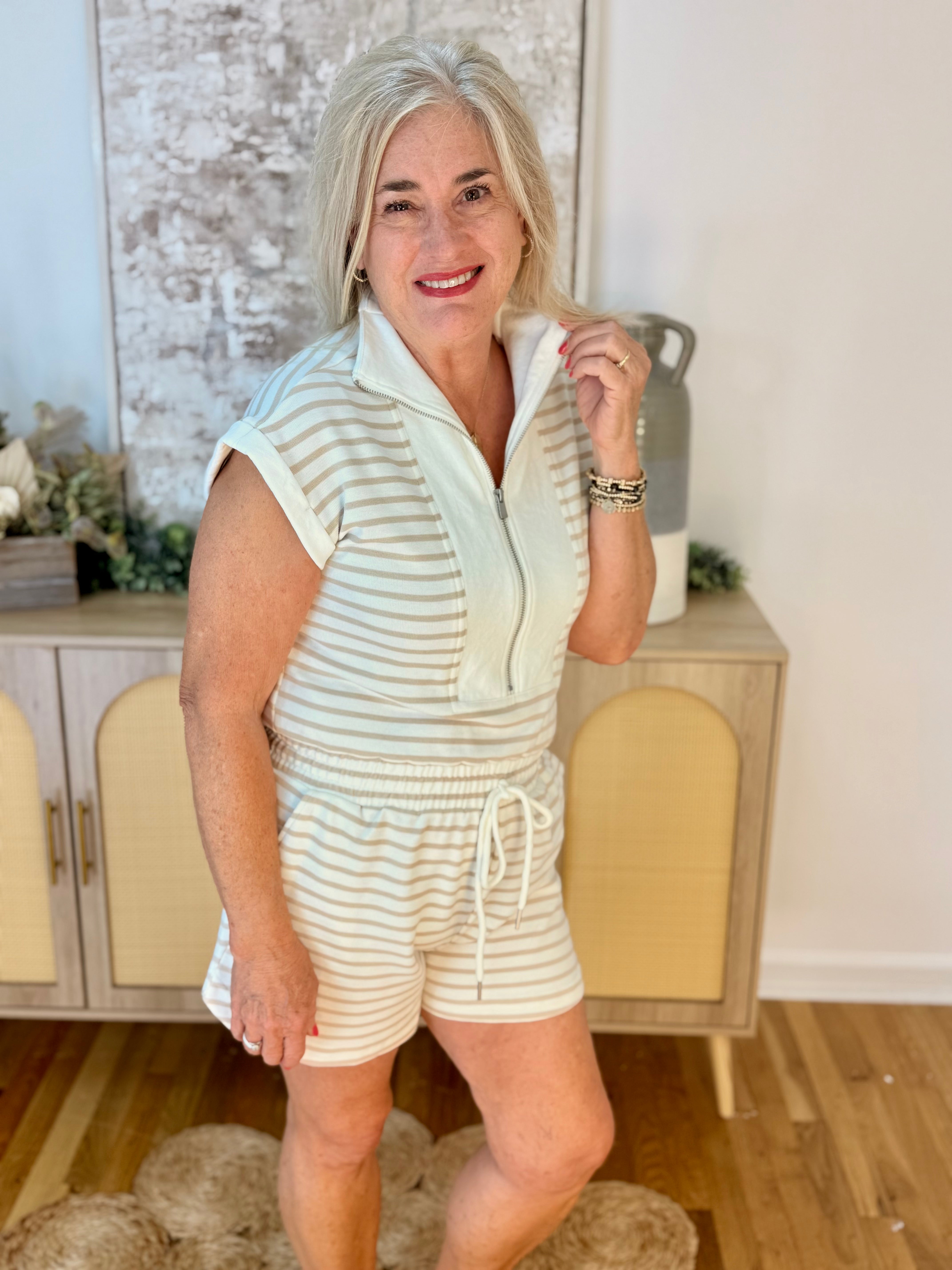 Day Off Romper-Blu Pepper-The Lovely Closet, Women's Fashion Boutique in Alexandria, KY