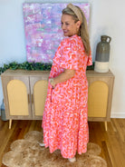 Pink Tropic Maxi Dress-180 Dresses-easel-The Lovely Closet, Women's Fashion Boutique in Alexandria, KY