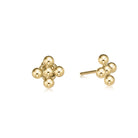 Classic Beaded Signature Cross Stud 3MM-earrings-eNewton-The Lovely Closet, Women's Fashion Boutique in Alexandria, KY