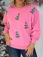 Sarah Green Trees Pullover-350 Holiday-Mary Square-The Lovely Closet, Women's Fashion Boutique in Alexandria, KY