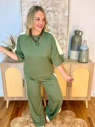 Hometown Classic Top - Olive-100 Short Sleeve Tops-She + Sky-The Lovely Closet, Women's Fashion Boutique in Alexandria, KY