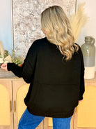 The Everyday Cozy Sweater - Black-140 Sweaters-zenana-The Lovely Closet, Women's Fashion Boutique in Alexandria, KY