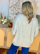 The Everyday Cozy Sweater - Lt. Heather Grey-140 Sweaters-zenana-The Lovely Closet, Women's Fashion Boutique in Alexandria, KY