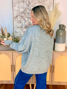 The Everyday Cozy Sweater - Grey-140 Sweaters-zenana-The Lovely Closet, Women's Fashion Boutique in Alexandria, KY
