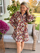 Harvest Happiness Dress-180 Dresses-Umgee-The Lovely Closet, Women's Fashion Boutique in Alexandria, KY