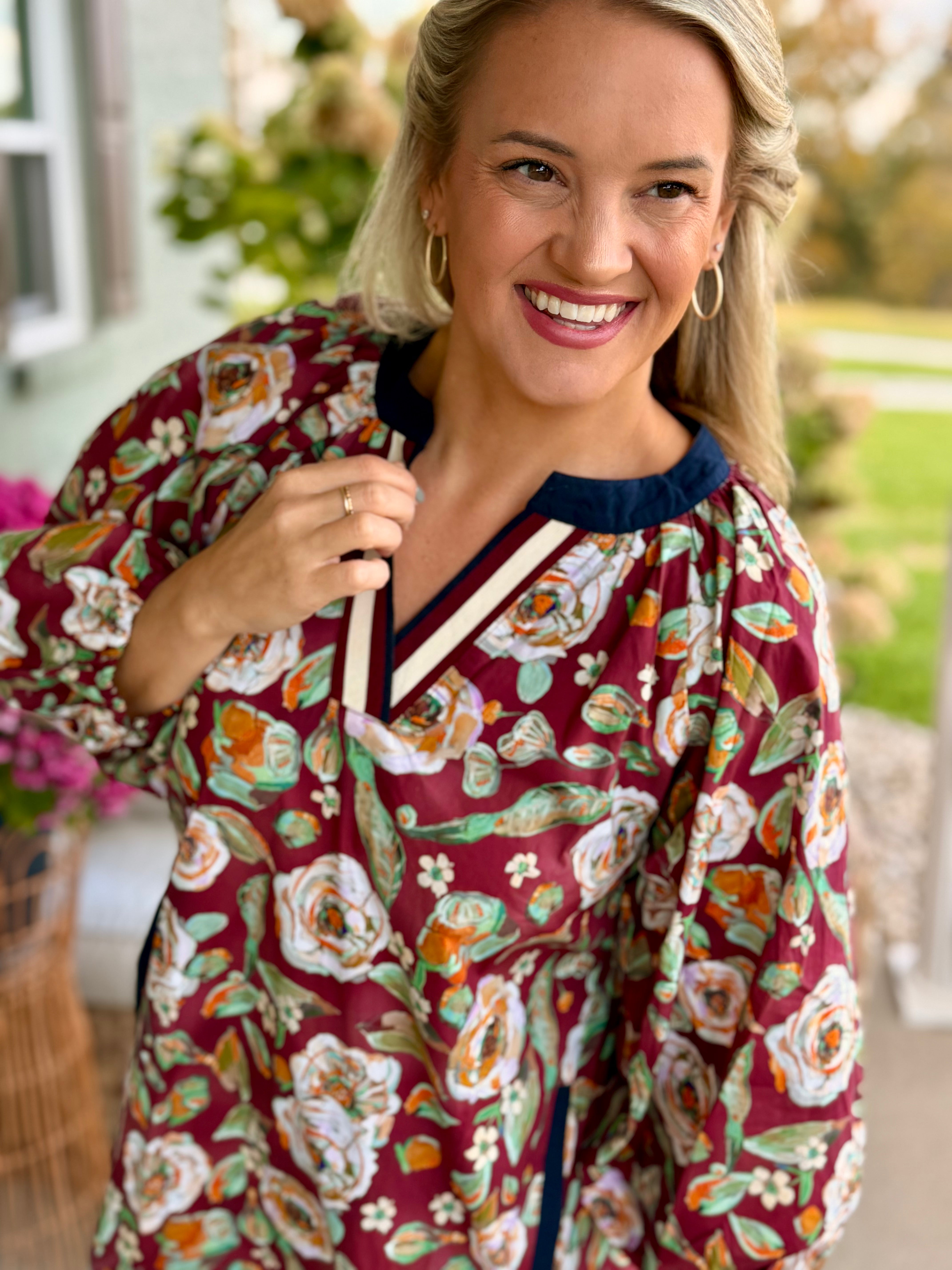 FINAL SALE - Harvest Happiness Dress-180 Dresses-Umgee-The Lovely Closet, Women's Fashion Boutique in Alexandria, KY