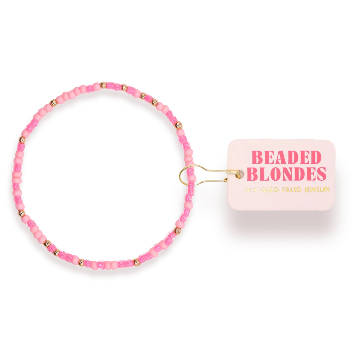 *Pre-Order*Hot Pink Sprinkle: Ext 7.25-bracelets-Beaded Blondes-The Lovely Closet, Women's Fashion Boutique in Alexandria, KY