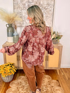 Cinnamon & Spice Blouse-110 Long Sleeve Top-Haptics-The Lovely Closet, Women's Fashion Boutique in Alexandria, KY