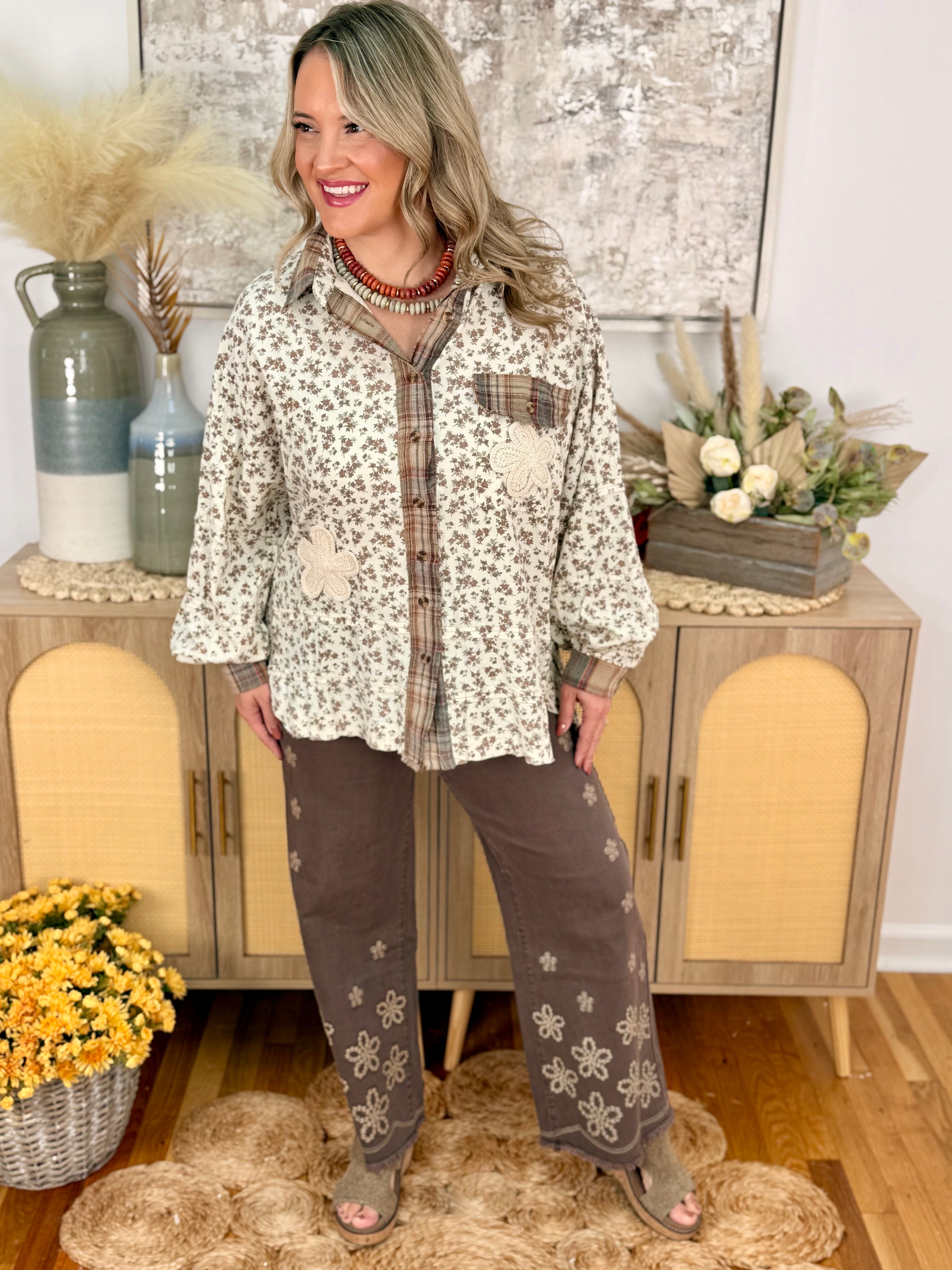 Gathered in Gratitude Long Sleeve Top-110 Long Sleeve Top-easel-The Lovely Closet, Women's Fashion Boutique in Alexandria, KY