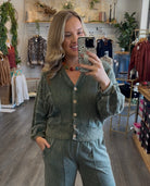 Places to be Cardigan - Olive-140 Sweaters-jHer-The Lovely Closet, Women's Fashion Boutique in Alexandria, KY