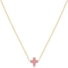 16” Necklace Gold - Signature Cross Small-260 eNewton-The Lovely Closet-The Lovely Closet, Women's Fashion Boutique in Alexandria, KY