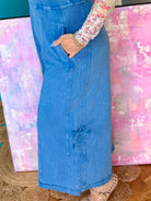 Blue Skies Sleeveless Jumpsuit-190 Rompers/Jumpsuits/Sets-easel-The Lovely Closet, Women's Fashion Boutique in Alexandria, KY