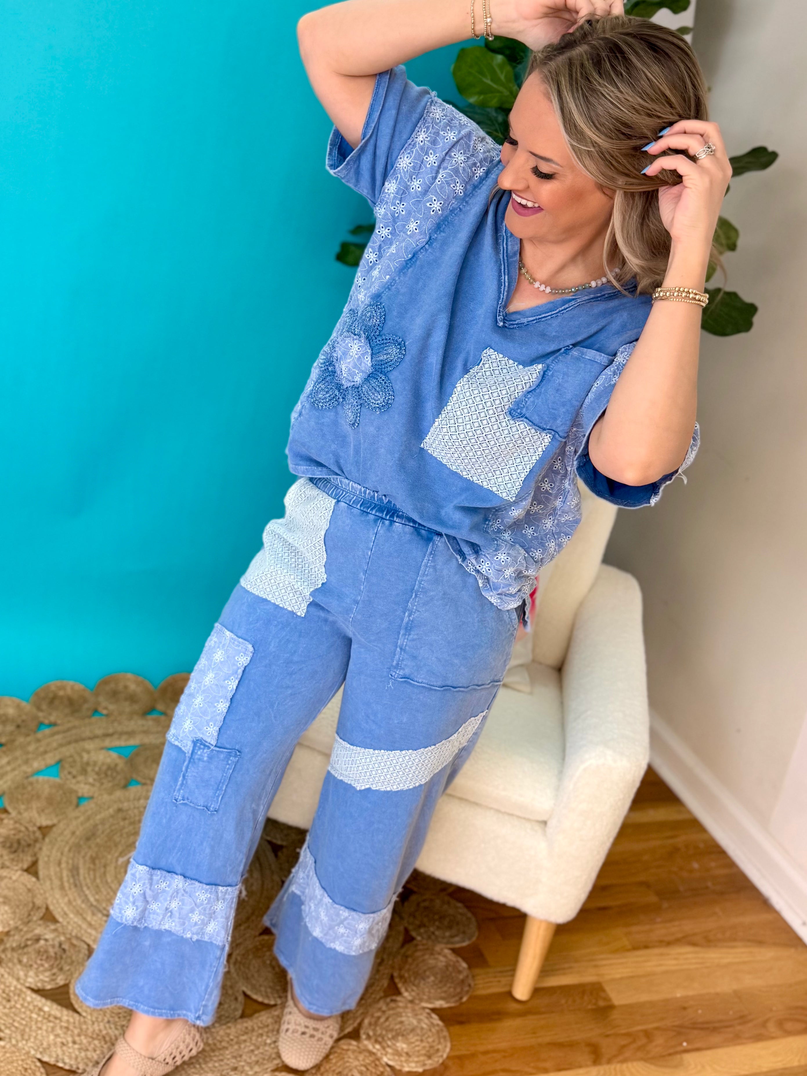 Head in The Clouds Pants-240 Pants-J.Her-The Lovely Closet, Women's Fashion Boutique in Alexandria, KY