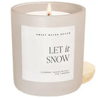 Let it Snow 15oz Soy Candle-310 Gift-Sweet Water Decor-The Lovely Closet, Women's Fashion Boutique in Alexandria, KY