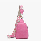 Picking Pink Sling Bag with Removable Guitar Strap - Ellen-280 Accessories-The Lovely Closet-The Lovely Closet, Women's Fashion Boutique in Alexandria, KY